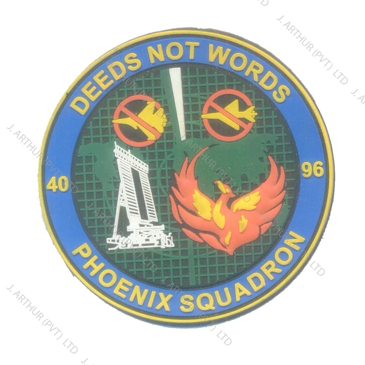 Rubber Patch Logo Embossed Silicon Patches 3D PVC Badges With Hook And Loop