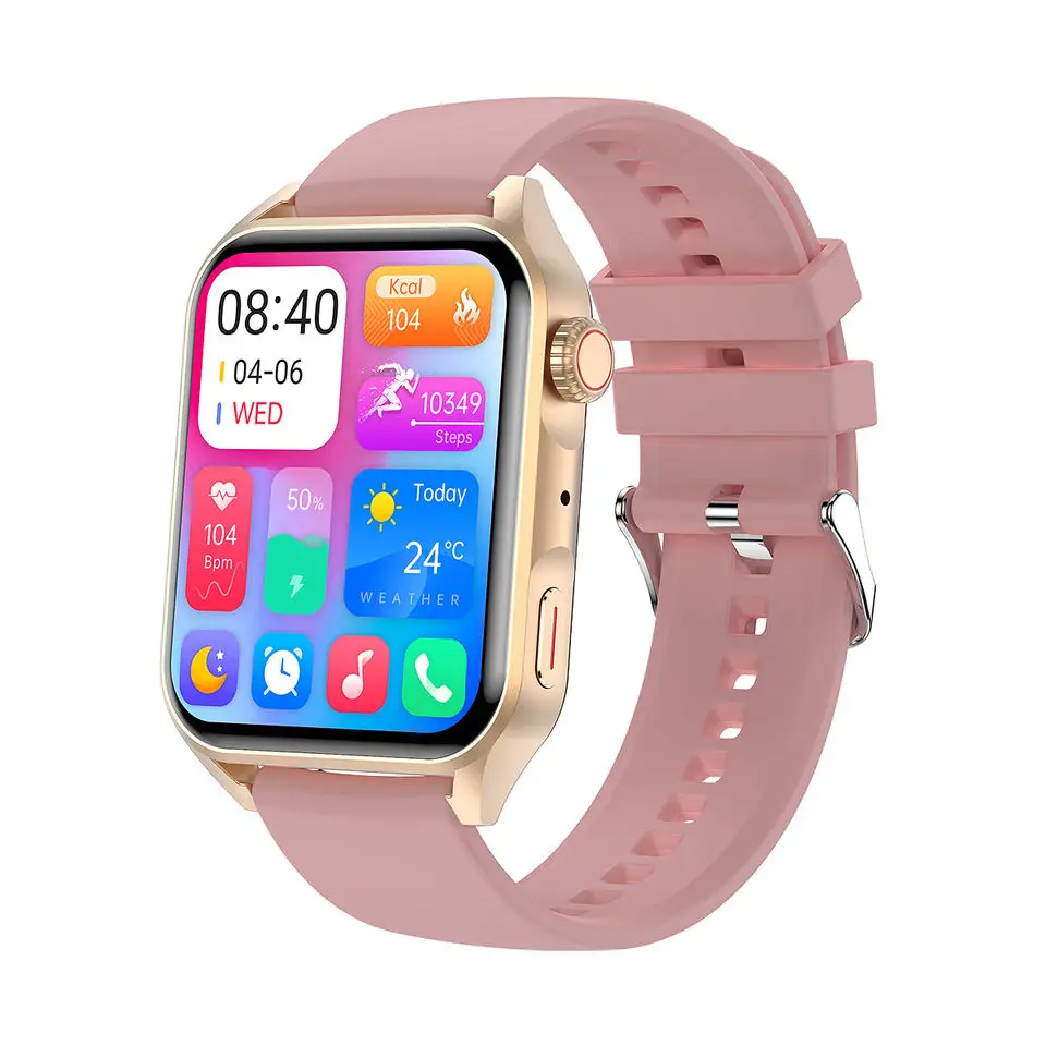 HK28 Smart Watch AMOLED 368*448 HD Screen Health Fitness Tracker BT Answer Call Smartwatch Fitcloud Pro Oxygen Monitor