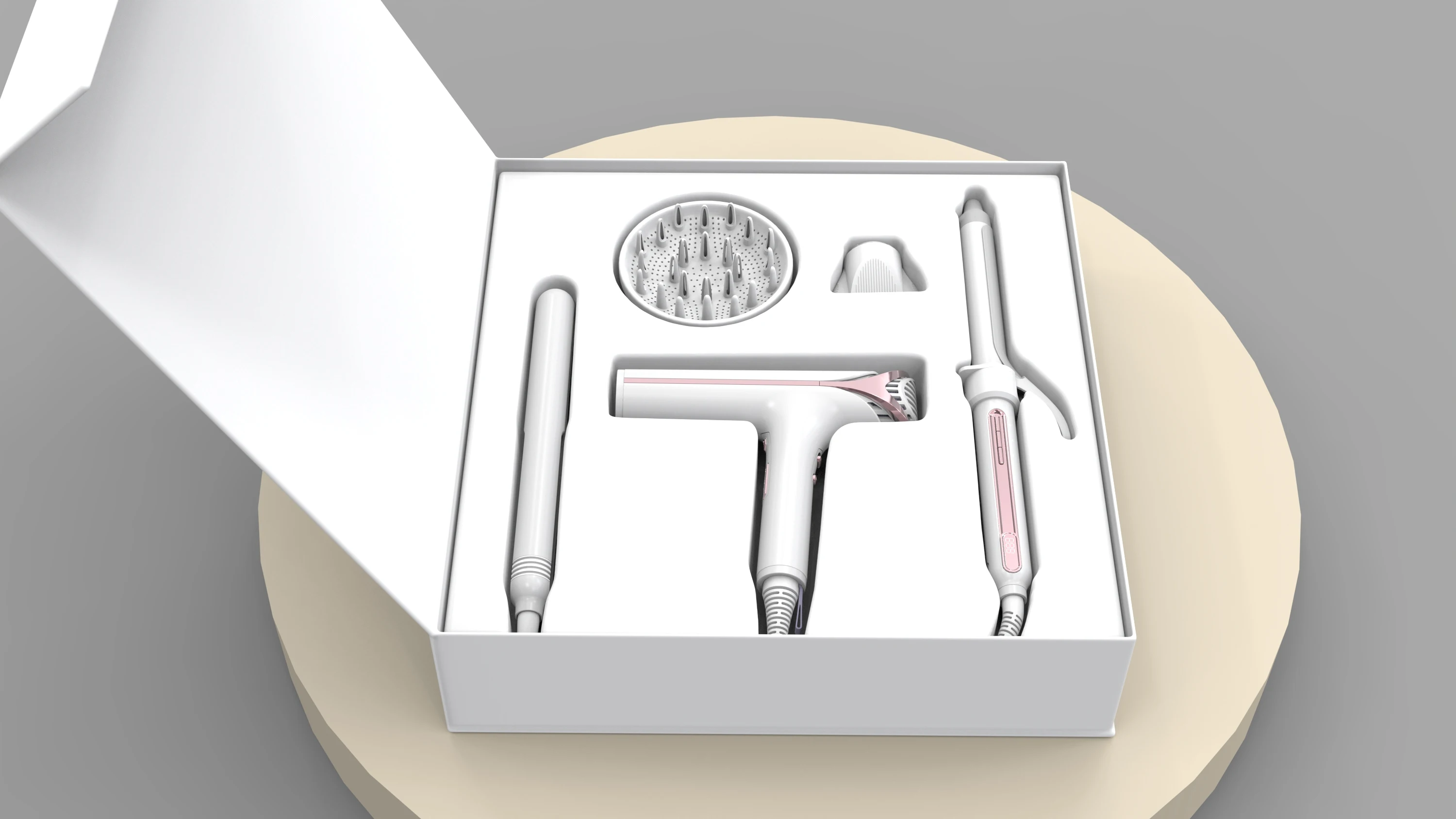 EU 2200W  Private label Custom Electric Newest Portable Hair Dryer With 3 Air Speed Diffuser and Concentrator