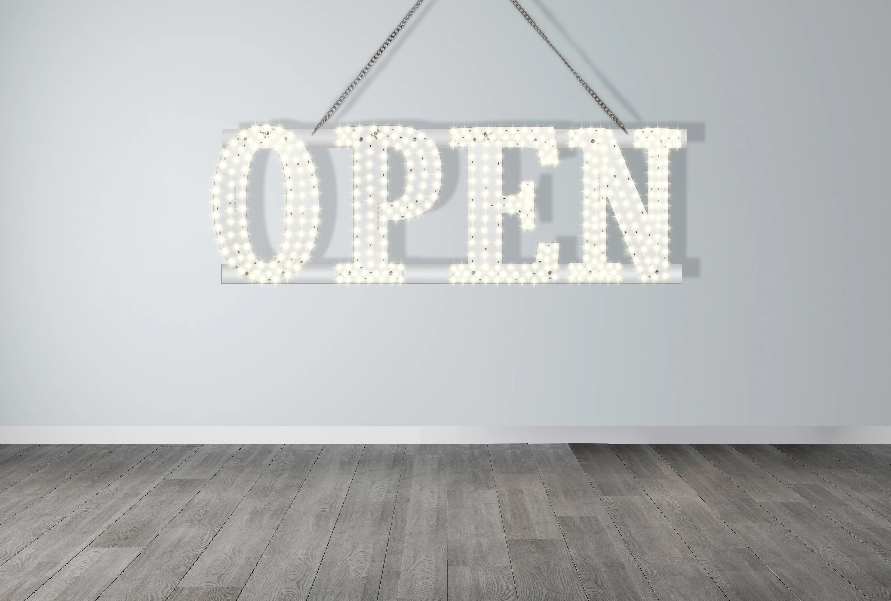 Bond Custom Smoke Shop LED Sign Single or Double Side Ultrathin Electronic Open Sign for Hookah Shop Store Decoration