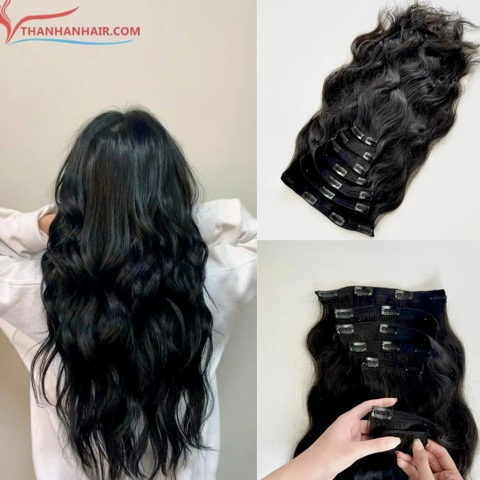Best Selling Clip In Hair Extensions All Colors Human Hair Straight 100% Remy Human Hair Extensions wholesale price