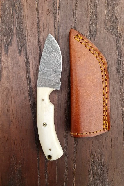 Full tang Janpan Knives D2 Steel Tactical Camping Knife Hunting Survival Knives Edc Outdoor Fish Tool Wood Handle Leather Sheath