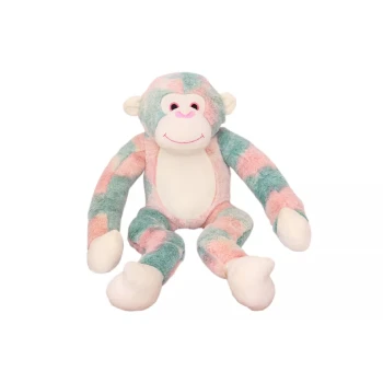 Multi-Colored Cute Monkey Soft Plush Stuffed Animal Toy Best Fabric Cotton and PP Filled for Boys Handmade in India