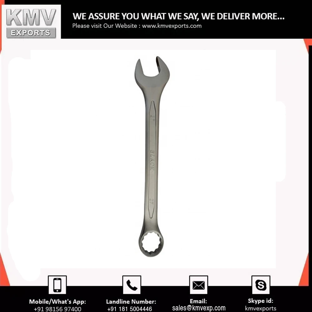High Quality 27mm Combination Spanner Wrench Set Mirror Polish Chrome Finish Industrial Filter Wrench Direct Factory Price