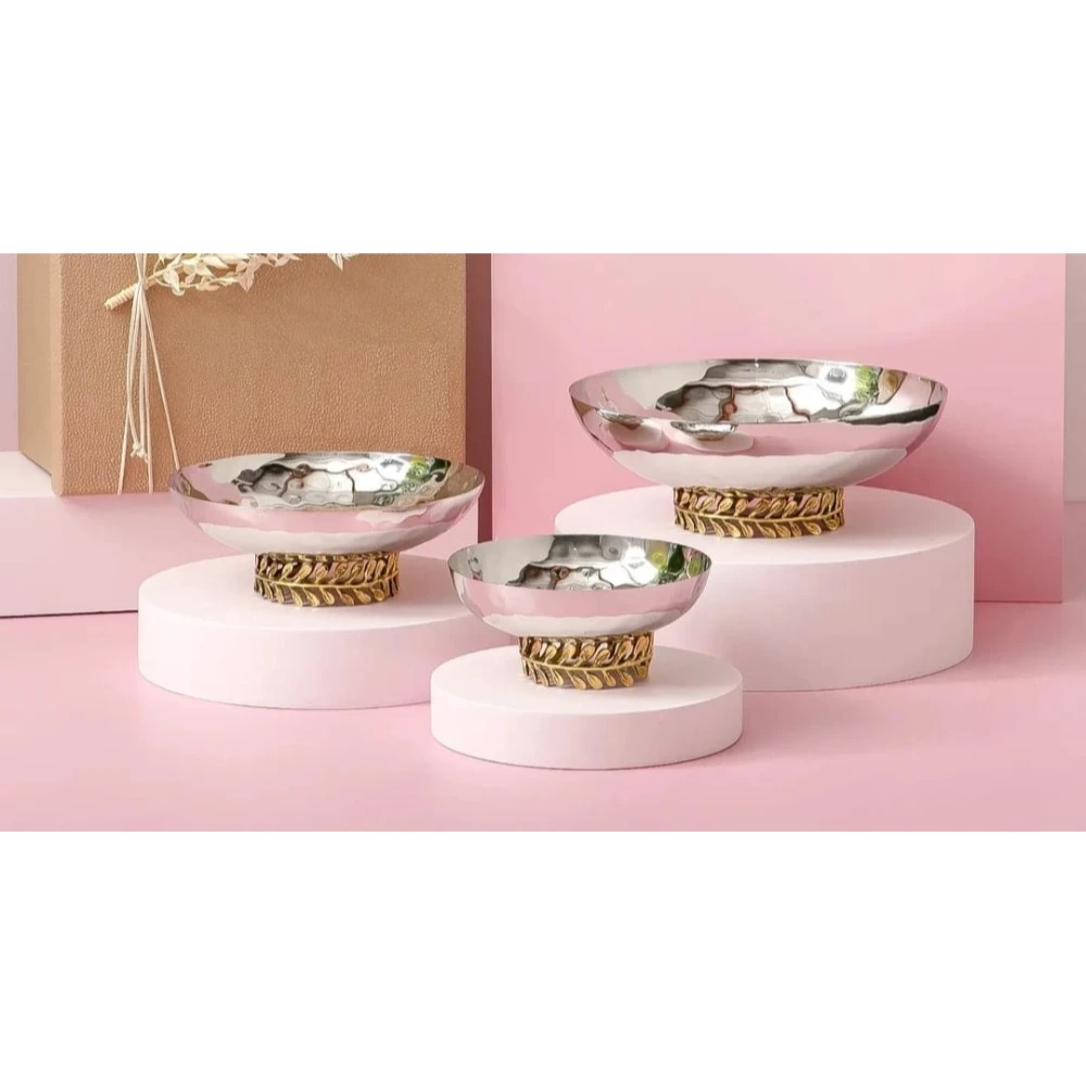 Prime Quality Chocolate Serving Bowl Round Chocolate Server Platters For Home Decor Table Ware Chocolate Serving Bowl