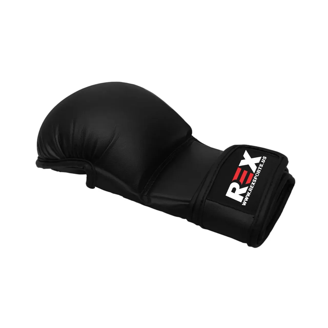Premium Durable MMA Grappling Gloves PU Synthetic Leather OEM Wholesale Price Shooter Model Black Reinforced stitching Gloves