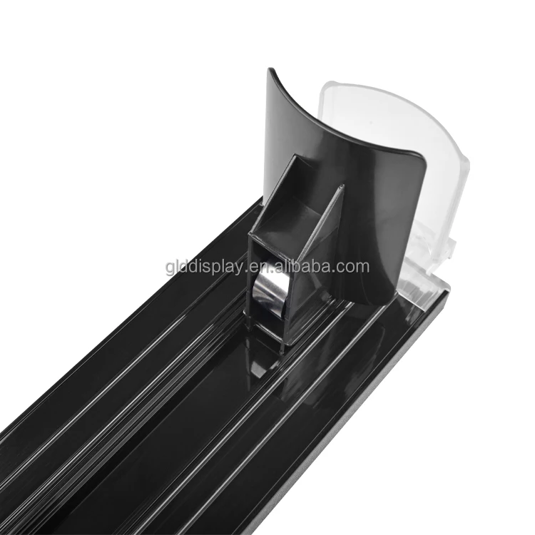 Retail Spring Loaded Fridge Bottle Can Beverage Drink Organizer Shelf Pusher Glide Tray
