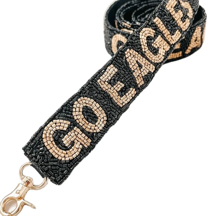 Регулируемый ремешок из бисера go eagles gameday