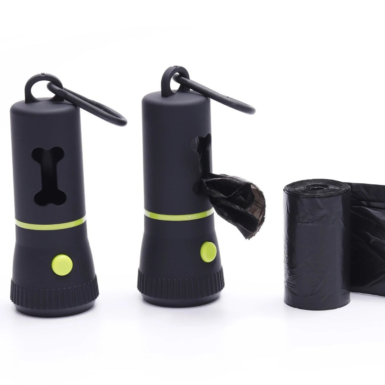 free sample custom dog poop waste bag and waterproof led light dispenser with hand hanitizer