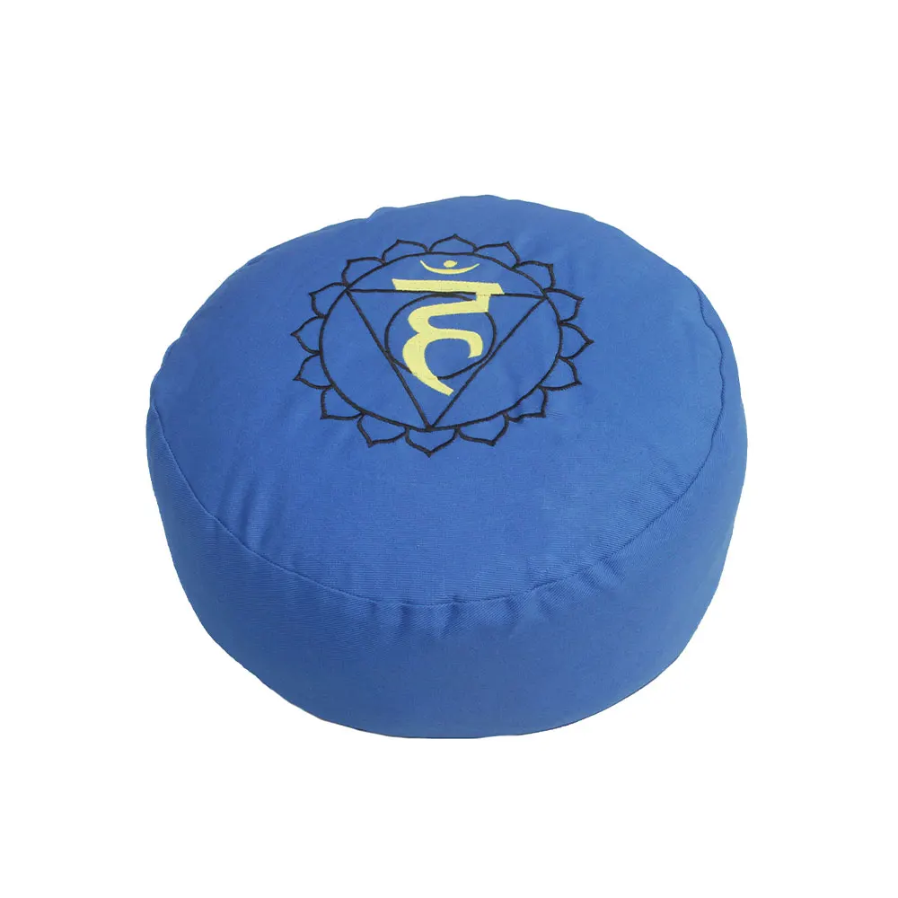 High Selling Latest Brand New Product Zafu  Meditation Round Cushion- Solid color top Emb At Good Price From Trusted Supplier