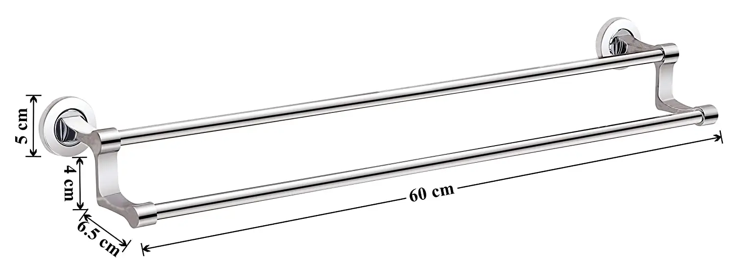 bathroom accessories/folding towel rack/Wholesale Silver Stainless Steel Hanging Wall Mounted Clothes Holder Stand Baby Cloth