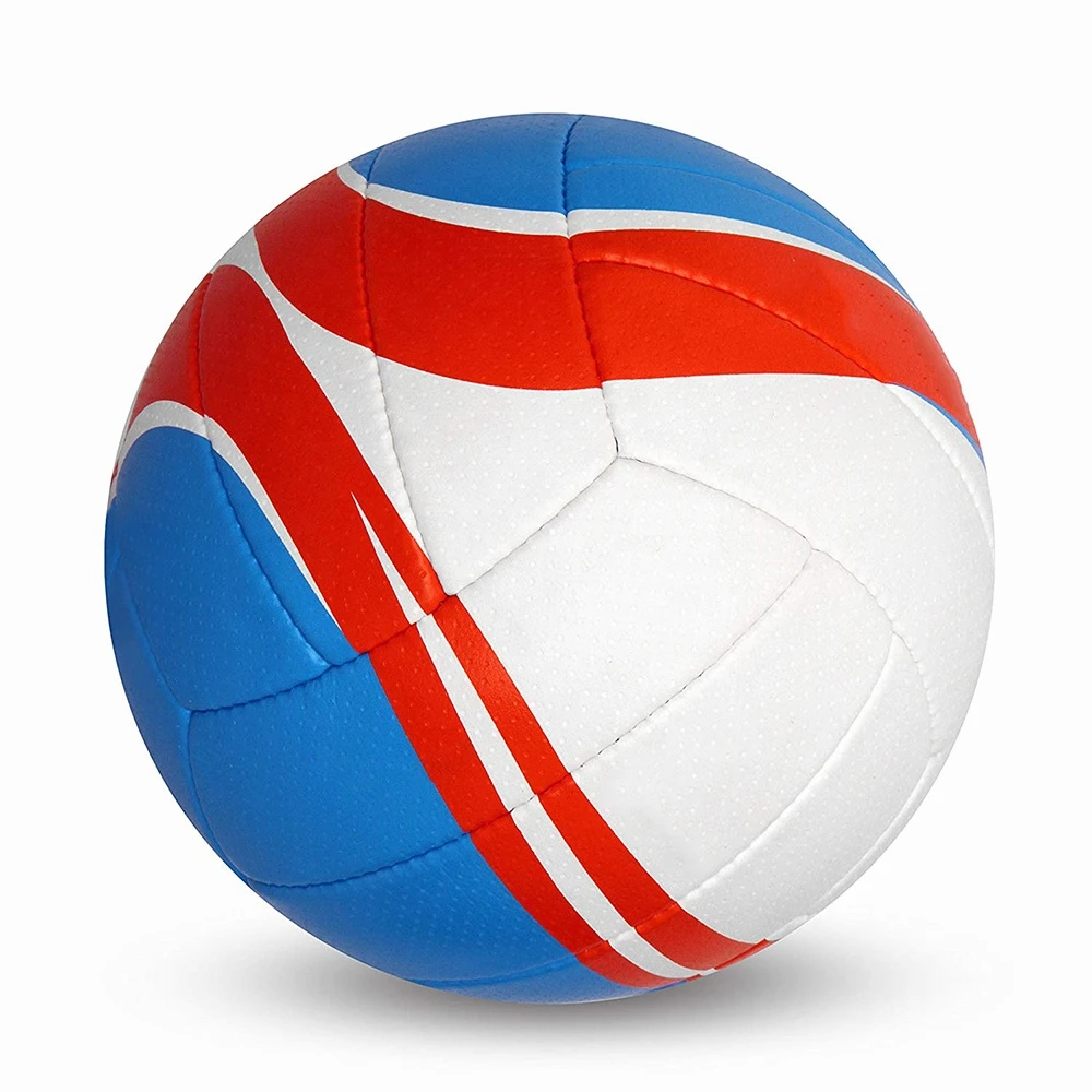 Wholesale Training Beach Team Sports Customization Screen Print Logo PU leather Volleyball ball