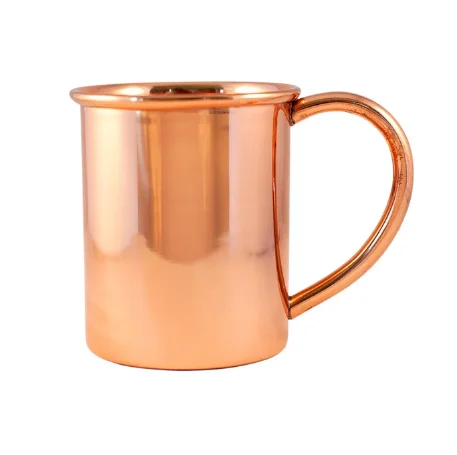 High Grade Premium Style Copper Lemon Juice Mug With LID Energetic Drinkware Multifunctional Pure Copper Mug With Logo