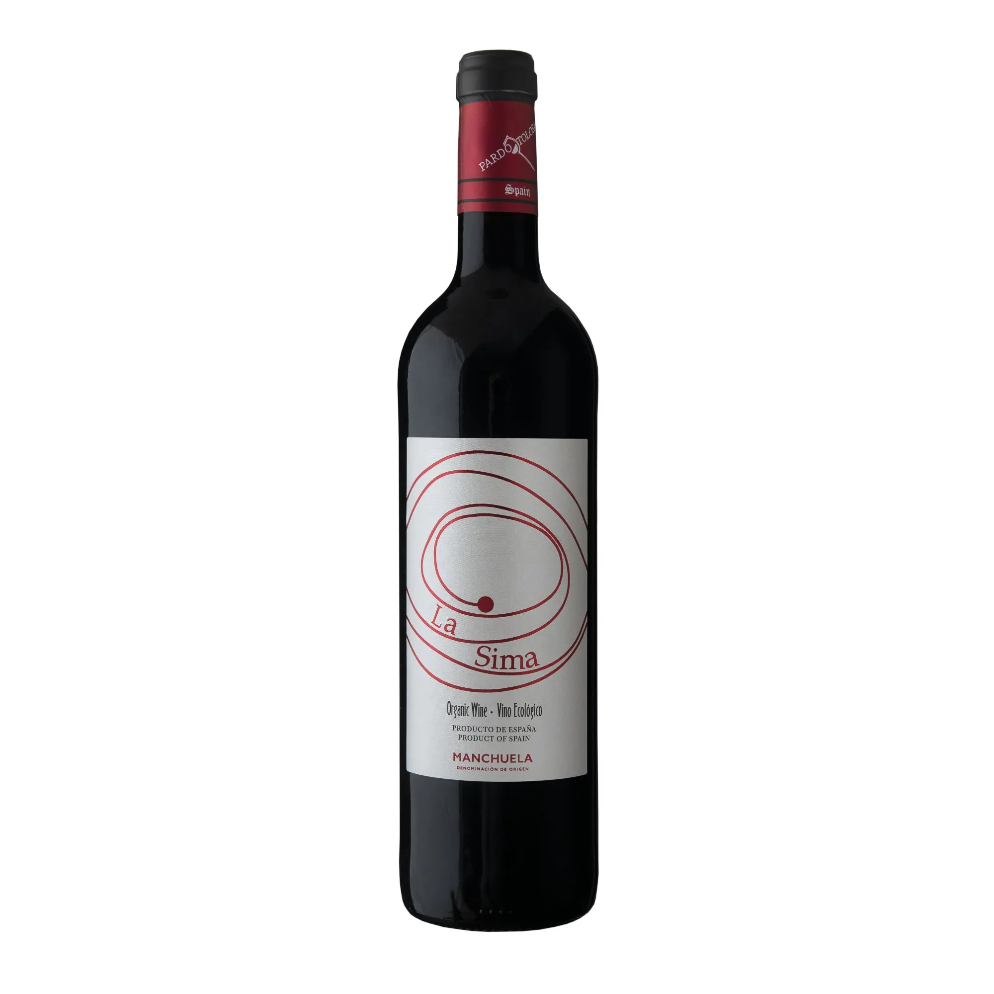 Quality Organic Spanish Red Wine Tempranillo Grape La Sima Denomination of Origin Manchuela   La Mancha 75 cl   14% Alcohol