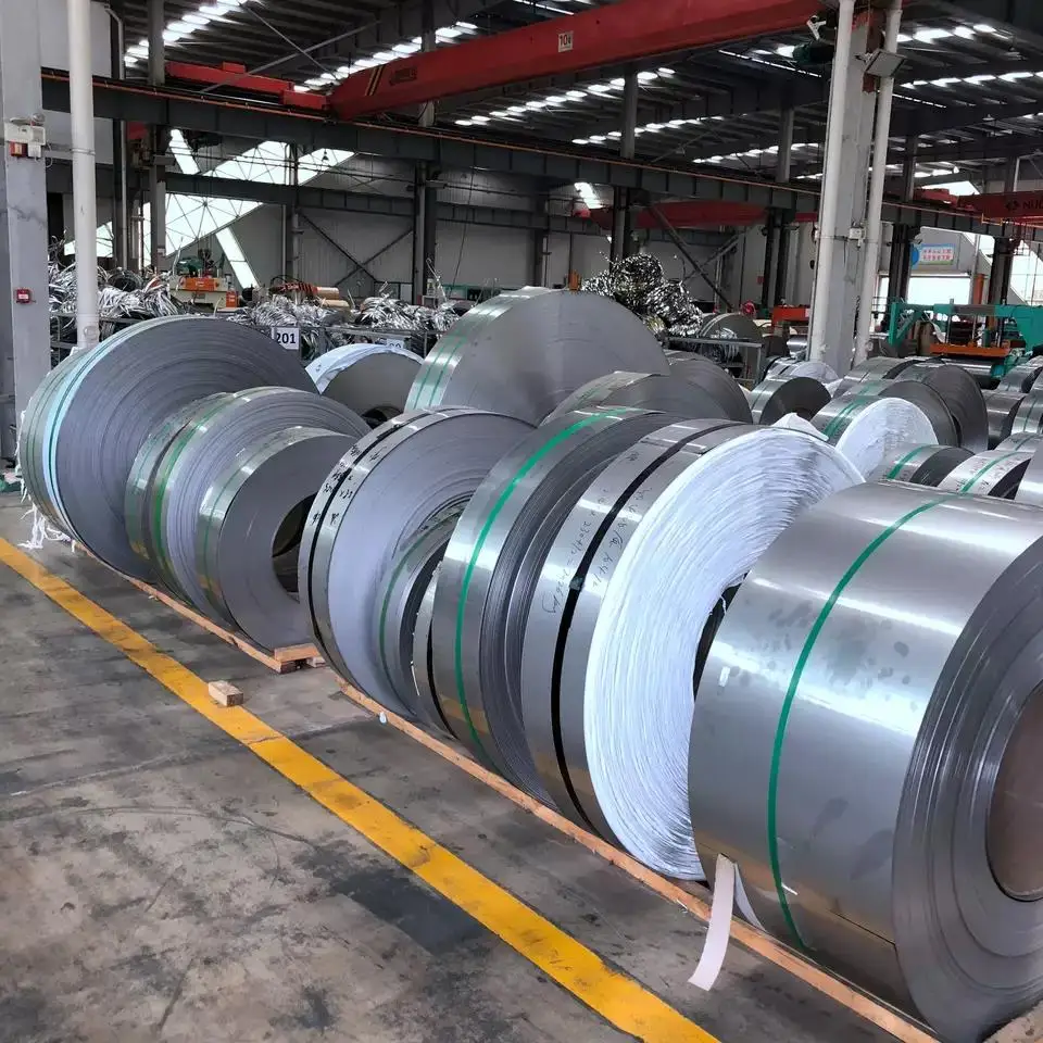 Steel Strips Steel Strip AISI ASTM DIN JIS EN Decoiling Punching Cutting Hot Rolled Cold Rolled Stainless Steel Strips