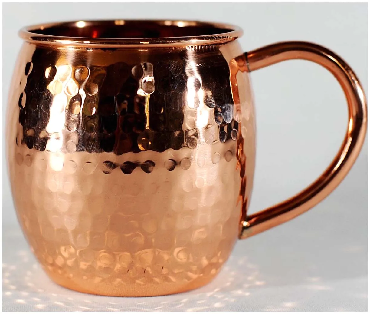New Arrival Top-selling  pure Copper Moscow Mule Mug Set Of 2 Moscow Mule Copper Mugs for beer