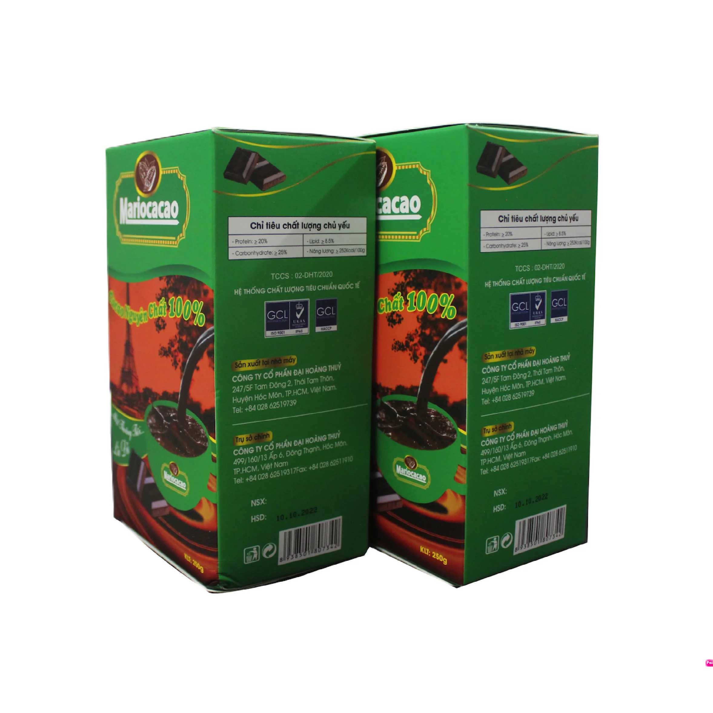 Factory Price 100% Pure Natural Chocolate Ingredient Cocoa Powder Bag Vietnamese Typical Taste Organic Cocoa Ingredients