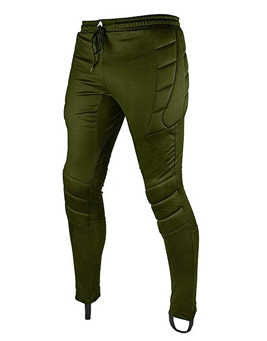 Soccer Basketball Paintball Hockey Mens Padded Compression Pants Football Athletic Leggings Protective Padded Girdles Pant