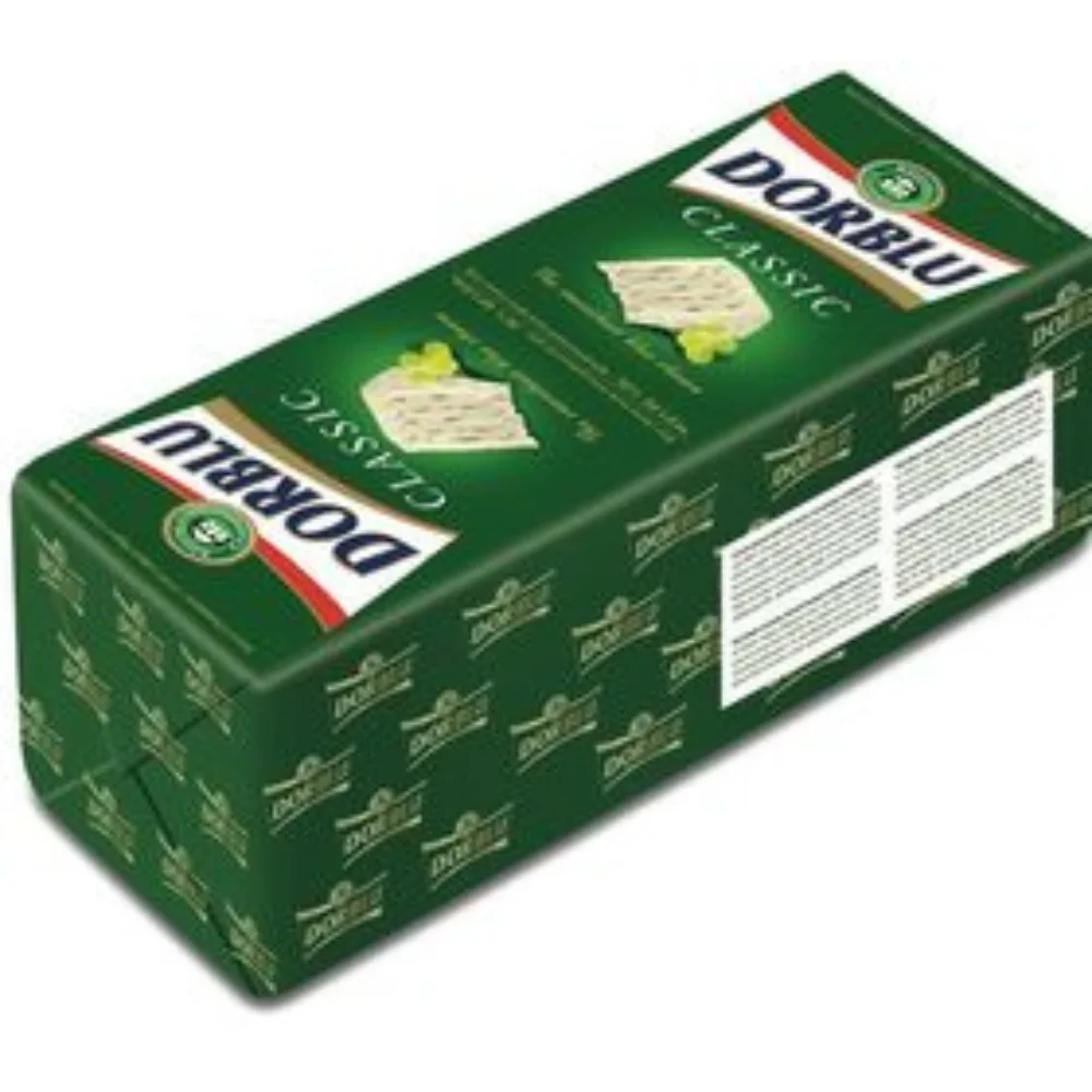 High In Quality Top Most Selling Dorblu Classic Block Creamy Blue Cheese with Rectangular shape