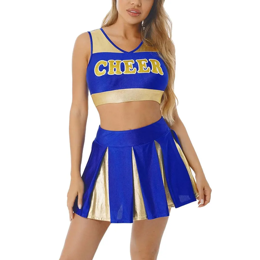 2024 оптовая цена костюм для девочек одежда болельщиков форма чирлидинга продажа оптом
