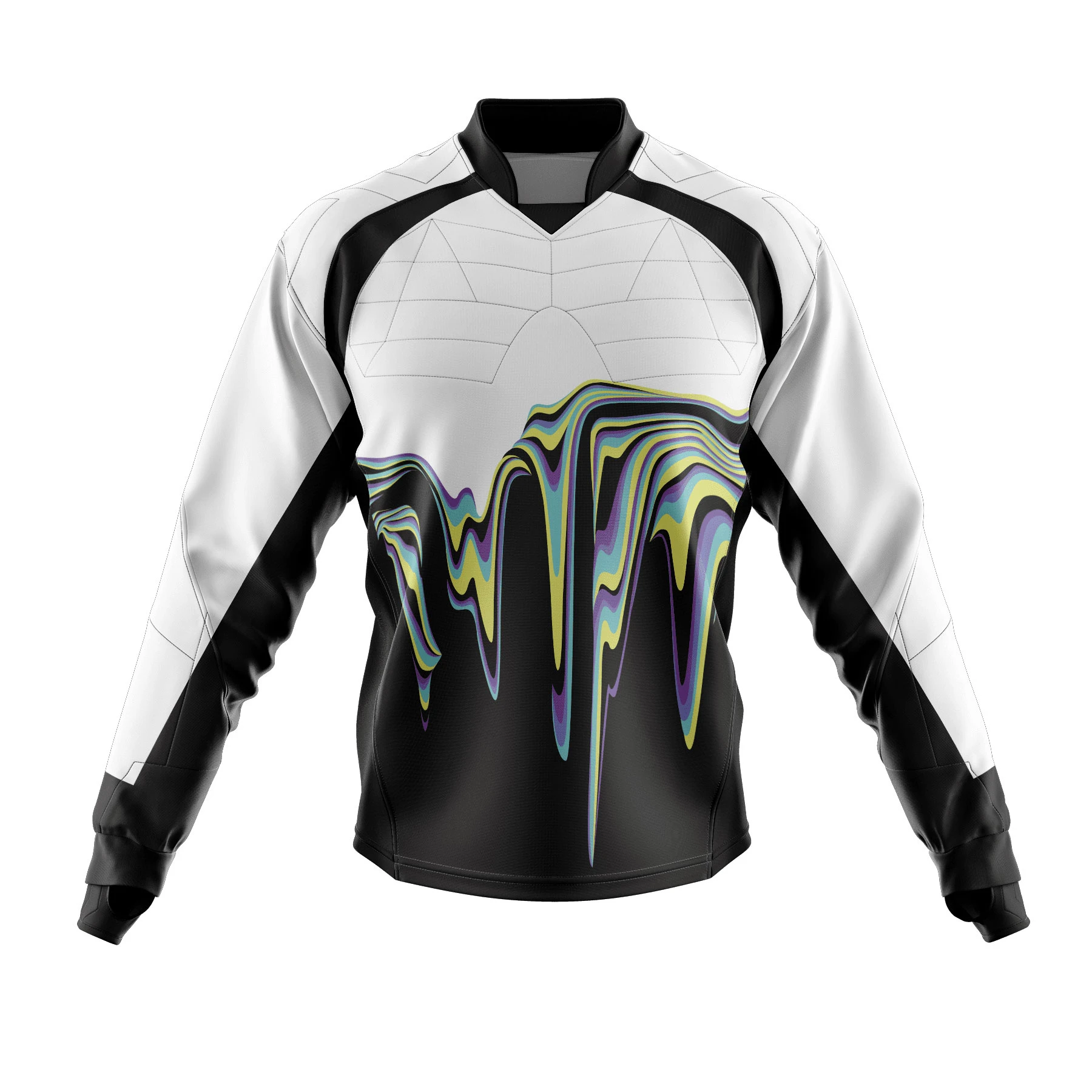 Top Quality Paintball Jersey Custom Team Colors Breathable Fabric and Reinforced Stitching for Competitive and Recreational Play