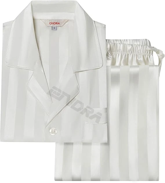 Оптовая продажа шелковая пижама атласная Мужская одежда для сна большие размеры домашняя мужская