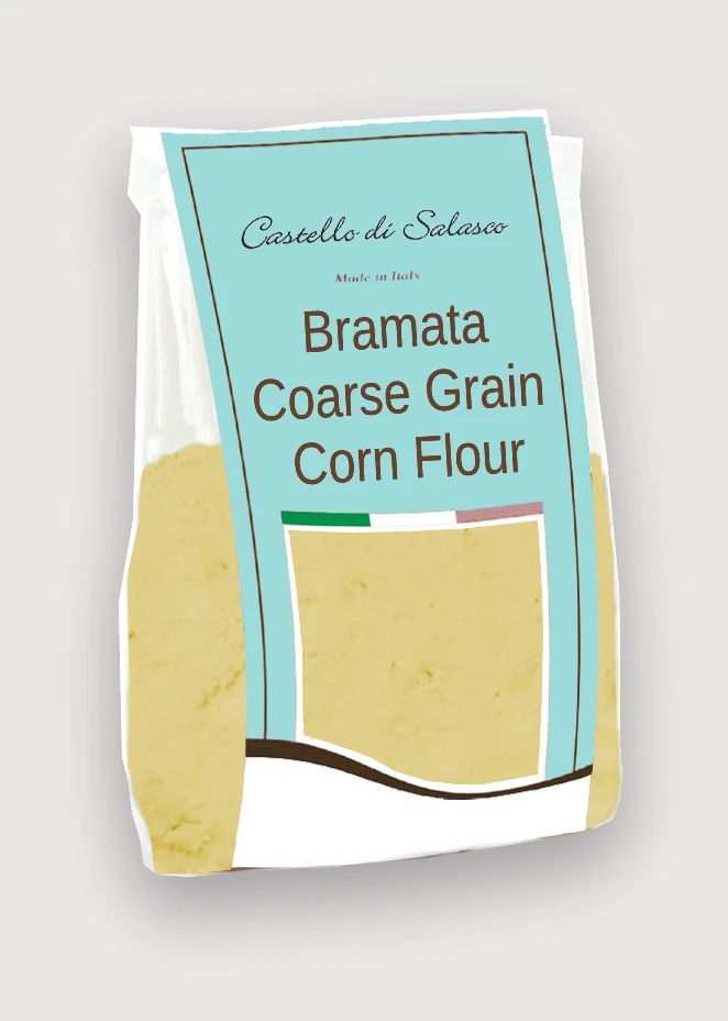 MADE IN ITALY HIGH QUALITY BRAMATA COARSE GRAIN CORN FLOUR