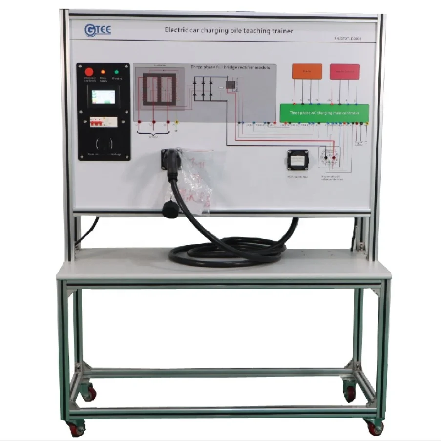 Electric Vehicle Training Charging Pile Teaching Equipment Automotive Training Board Didactic Equipment