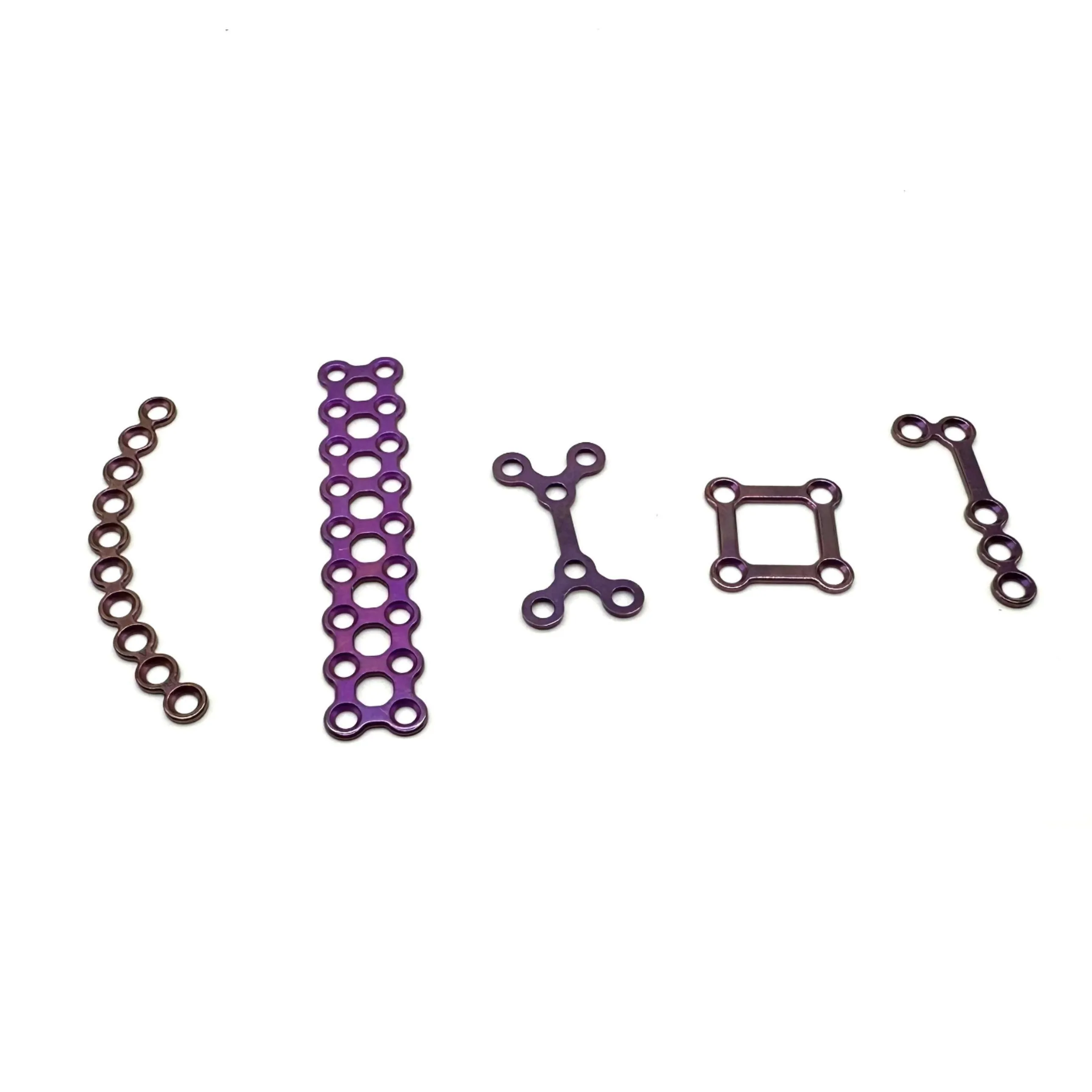 High Quality Brand New 2.0mm Maxillofacial Mini Arc Bridge Plate 1.0mm Thickness Mini Titanium Implant Skull Plate