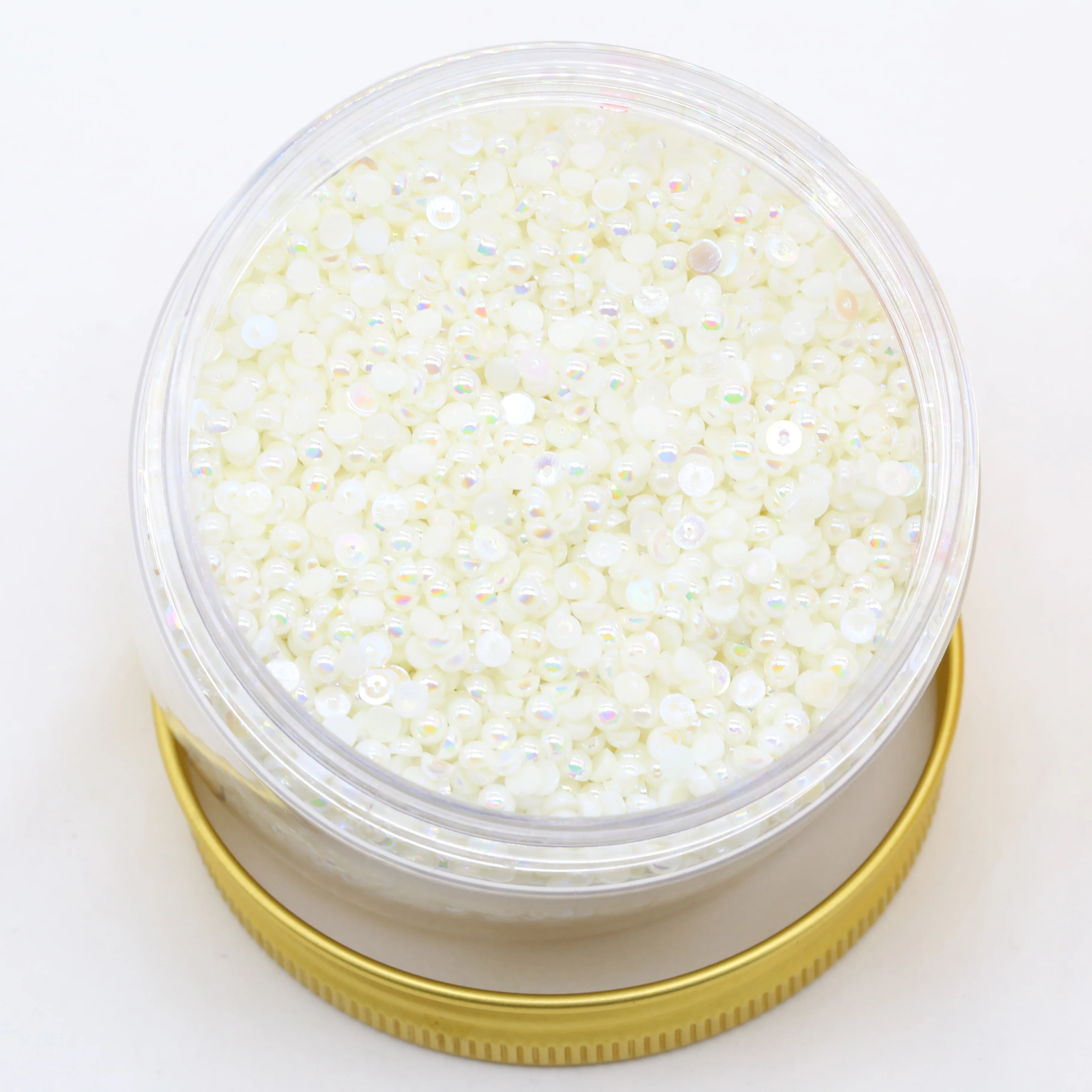 XULIN Customized Package Quantity Logo Flatback Jelly AB Resin Rhinestone Jars Wholesale