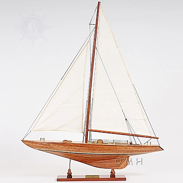Columbia Yacht большой 100 см с подставкой для демонстрации деревянная мебель ручной работы из кедра домашний декор