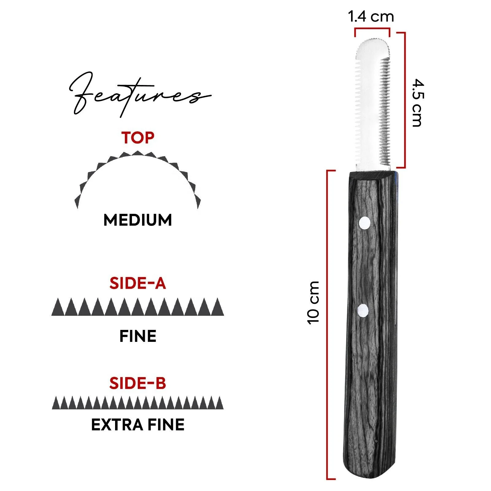 MULTI HAND STRIPPING KNIFE CAT DOG PET GROOMING COMB HAIR 6 PIECE COARSE FOR CAT AND DOG EASY TRIM