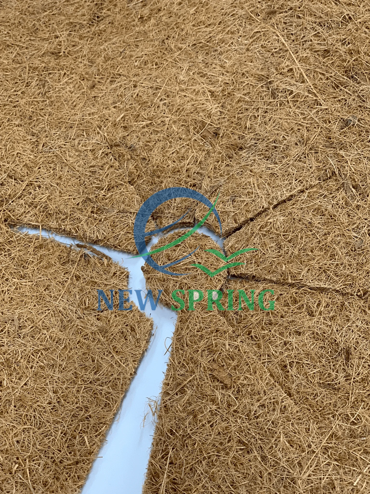 Round coir mulch ring tree anti-weed pot lining keeps soil warm and protects plants