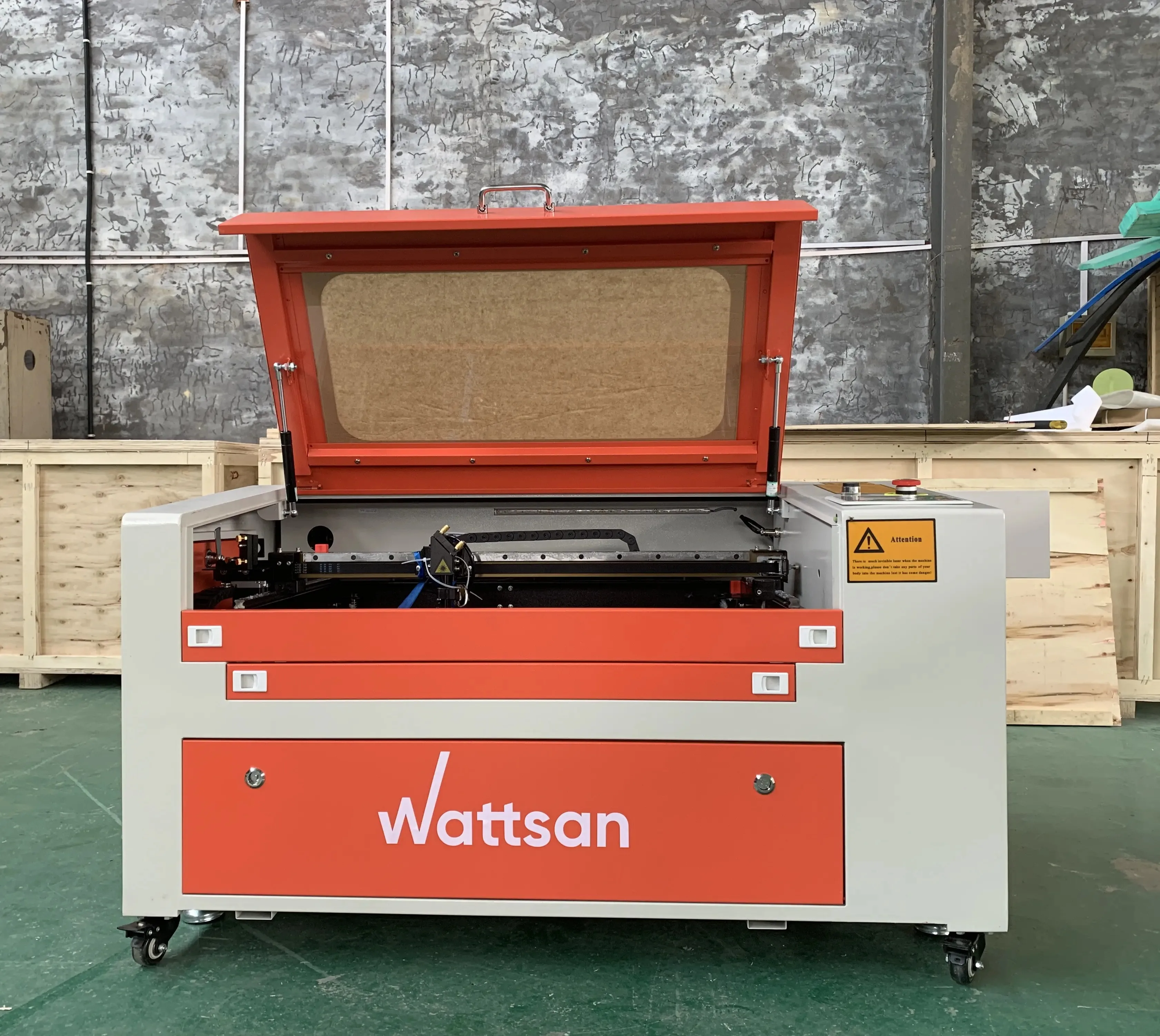 Wattsan 6040 ST 60w 80w Acrylic Plywood Leather Desktop CO2 Laser Engraving Cutting Machine