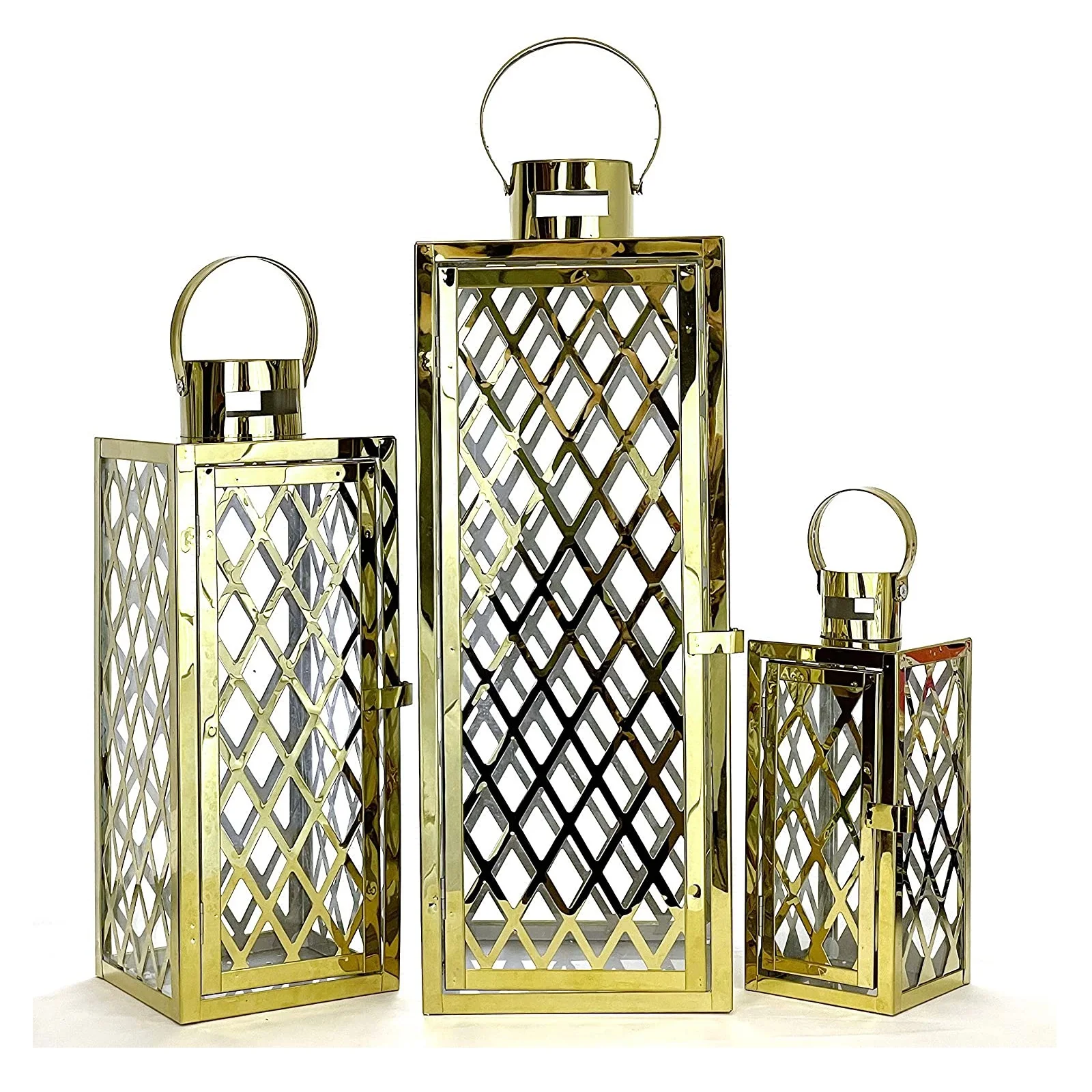 Metal Aluminum Lantern Premium Quality Classic Stylish Silver Color Lantern Indian Stylish New Decorative Design Candle Lantern
