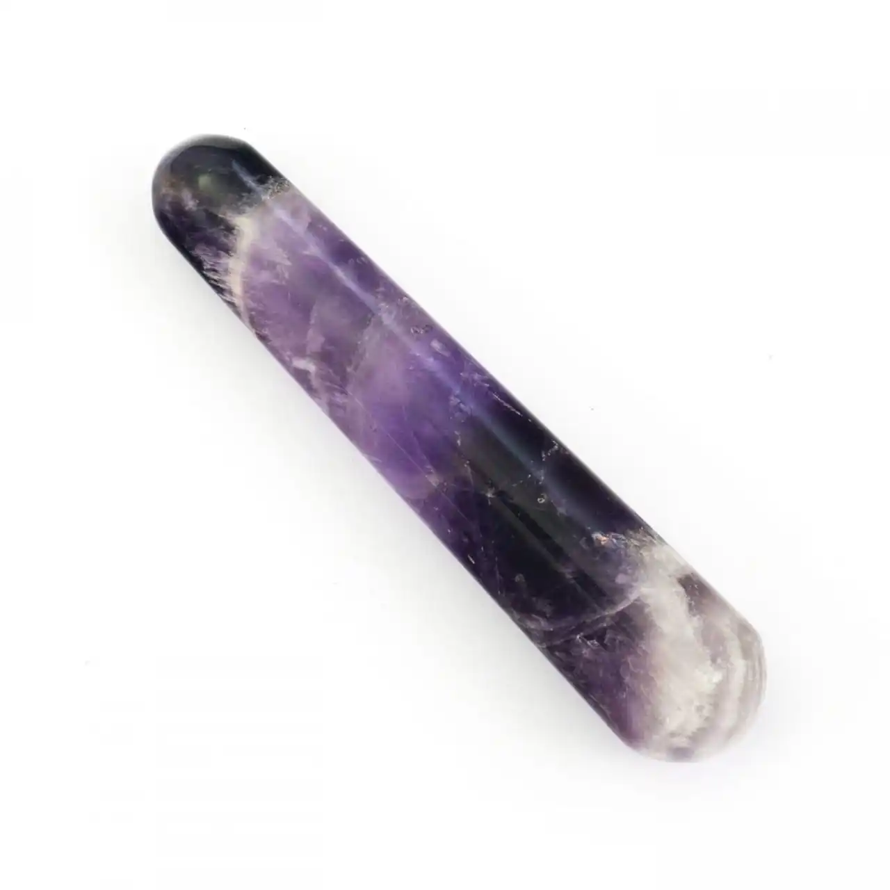 Most Powerful Healing Crystal Amethyst Smooth Massage Wand For Healing and Meditation
