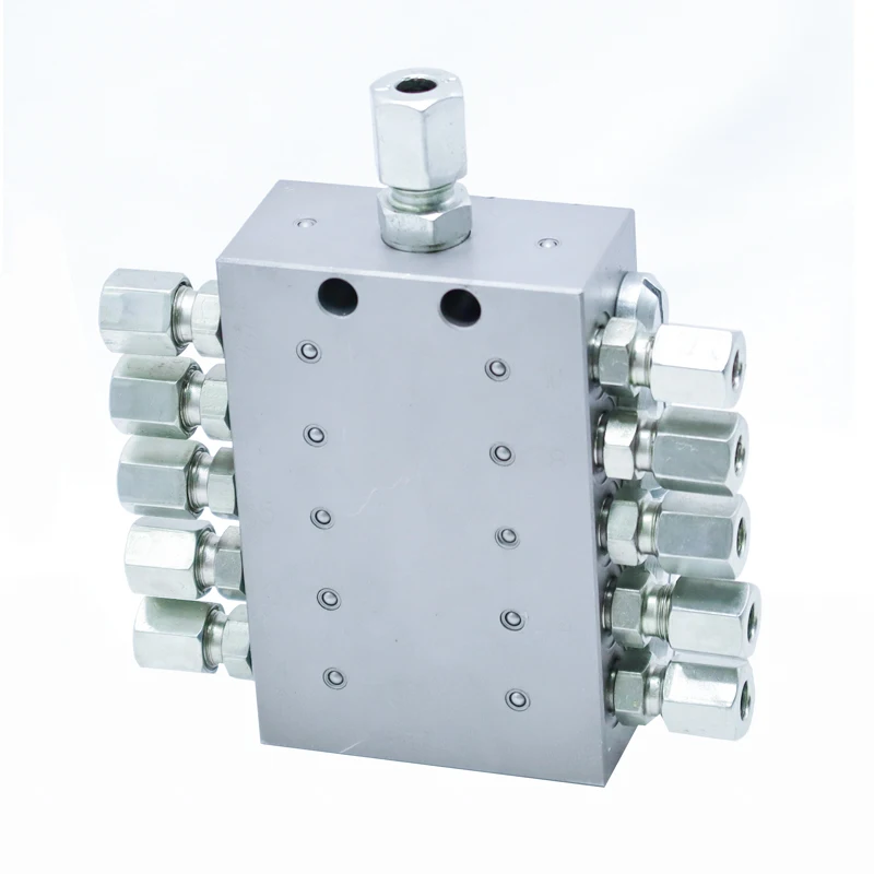 Seirna SKV Type hydraulic distributor lubrication system grease separator valve distributor divider block