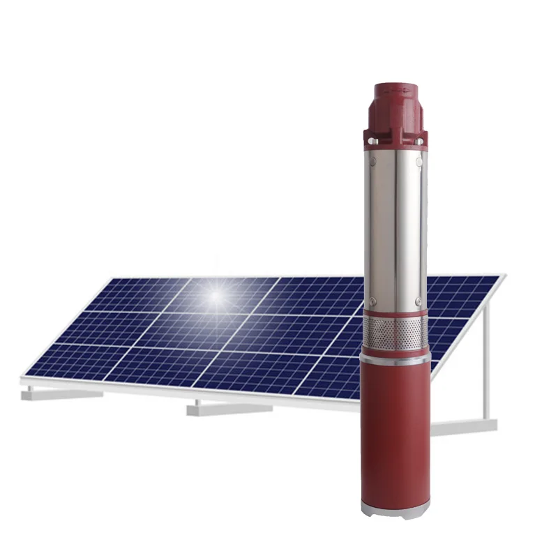 12 Volt Dc Portable Brush Solar Submersible Battery Water Pump Machine For Agriculture