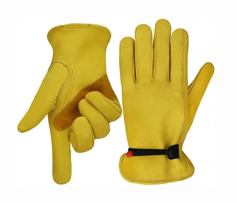 Cow Split Leather Welding Gloves Custom Made Your Own Design Leather Full Finger Best Design Welding Glovez In Multi Colors