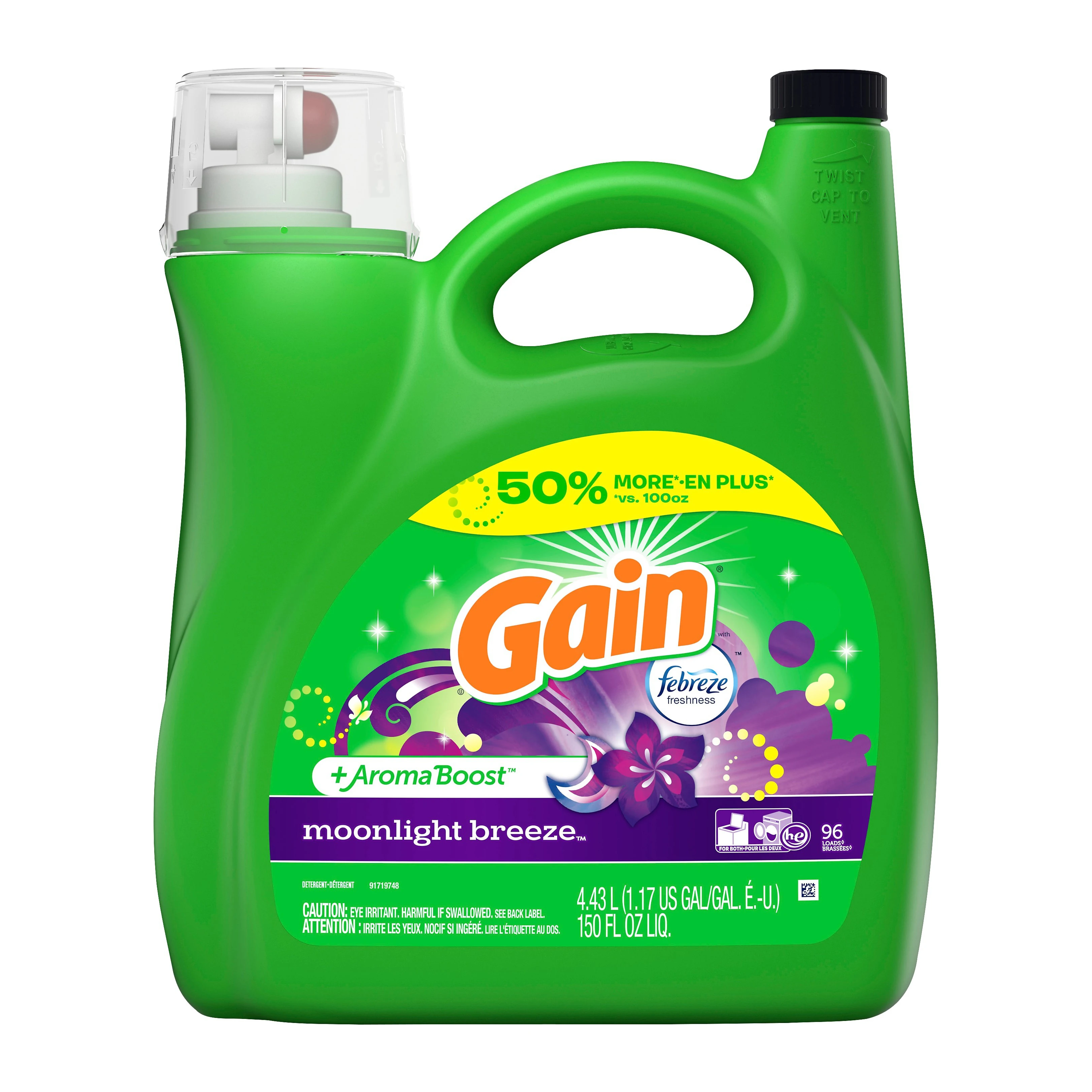 Hot Sale Gain Ultra Concentrated Liquid Laundry Detergent Original (146 lds 200 Ounce)