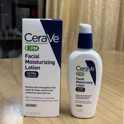 Huge Demand on Ceraves PM Facial Moisturizing Lotion with Oil Free & Ultra Lightweight Face Lotion 3 Ounce