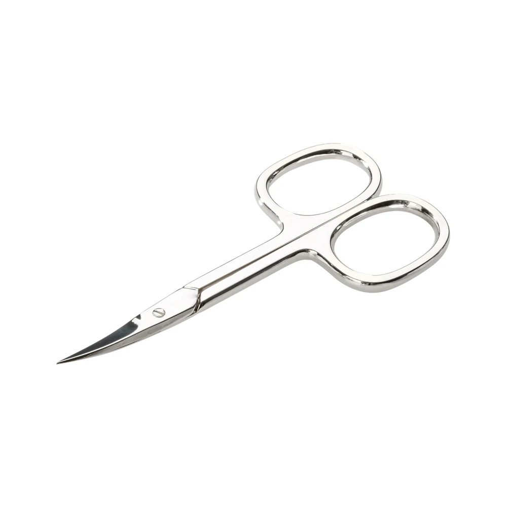 Cuticle Scissors Extra Fine Curved Blade Super Slim Russian Manicure Scissors for Cuticles Professional Small Nail Scissors