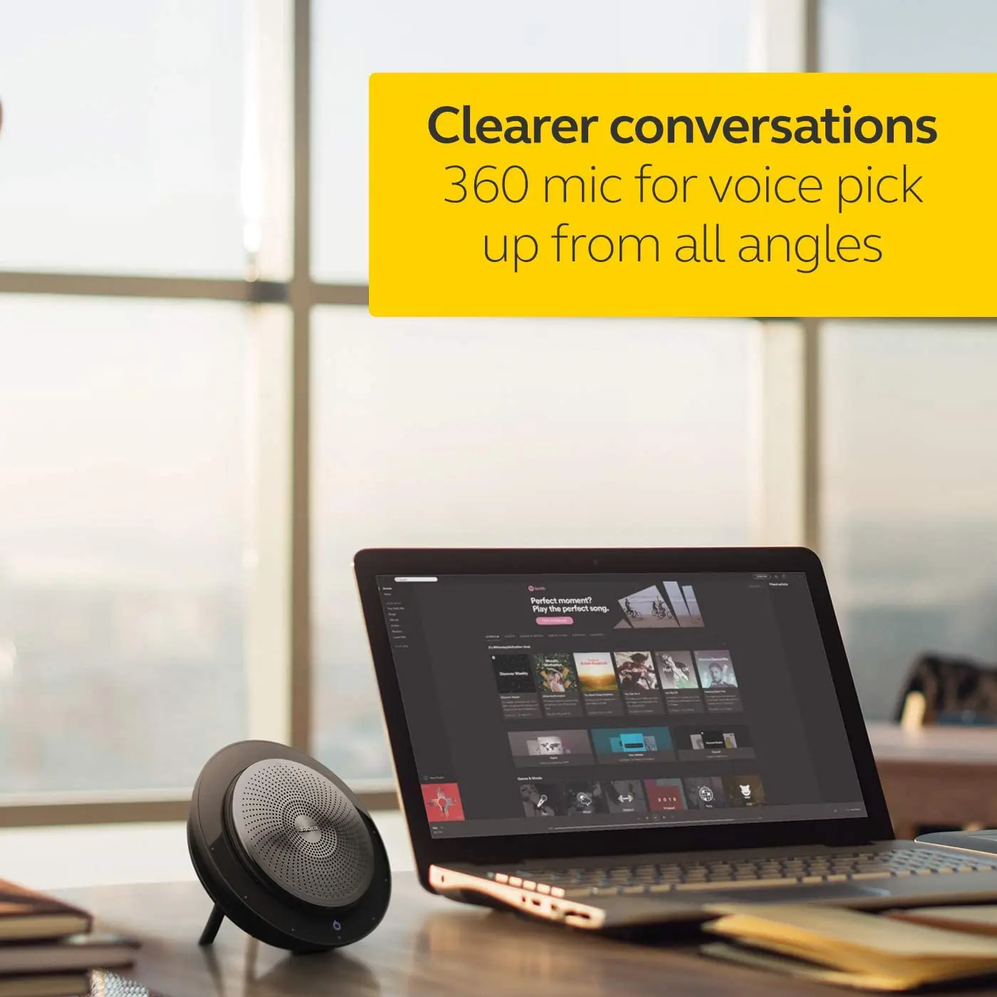 Jabra Speak 710 MS/UC Wireless Bluetooth Conference Meeting Speaker With Microphone