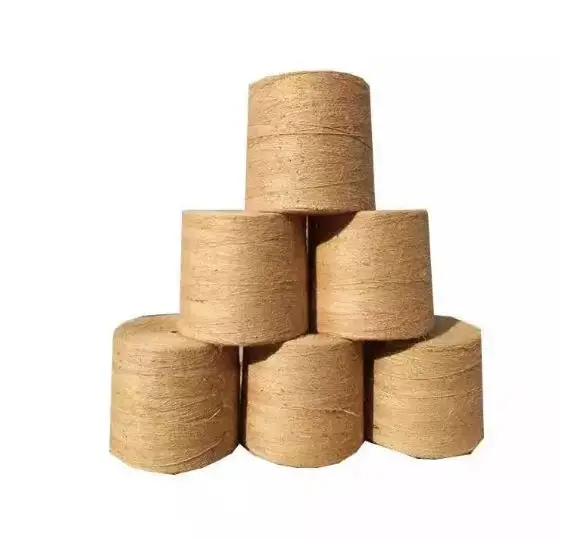 Wholesale Jute Twine Handmade Decorative Material Yarns Eco-Friendlty Natural Jute Yarn Cheap Price From Bangladesh