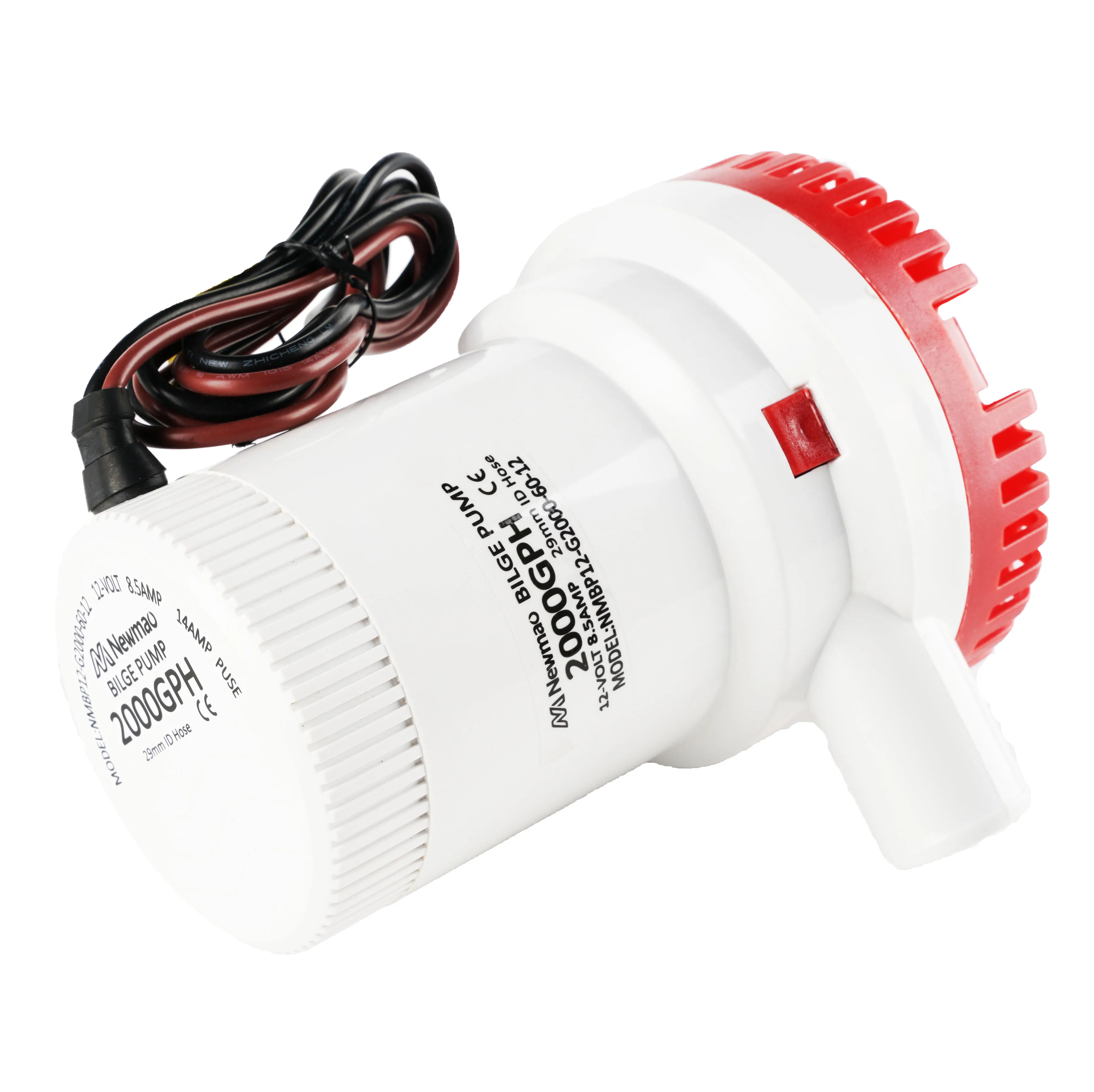 High quality factory 2000GPH marine submersible pump/water bilge pump 12V -24V