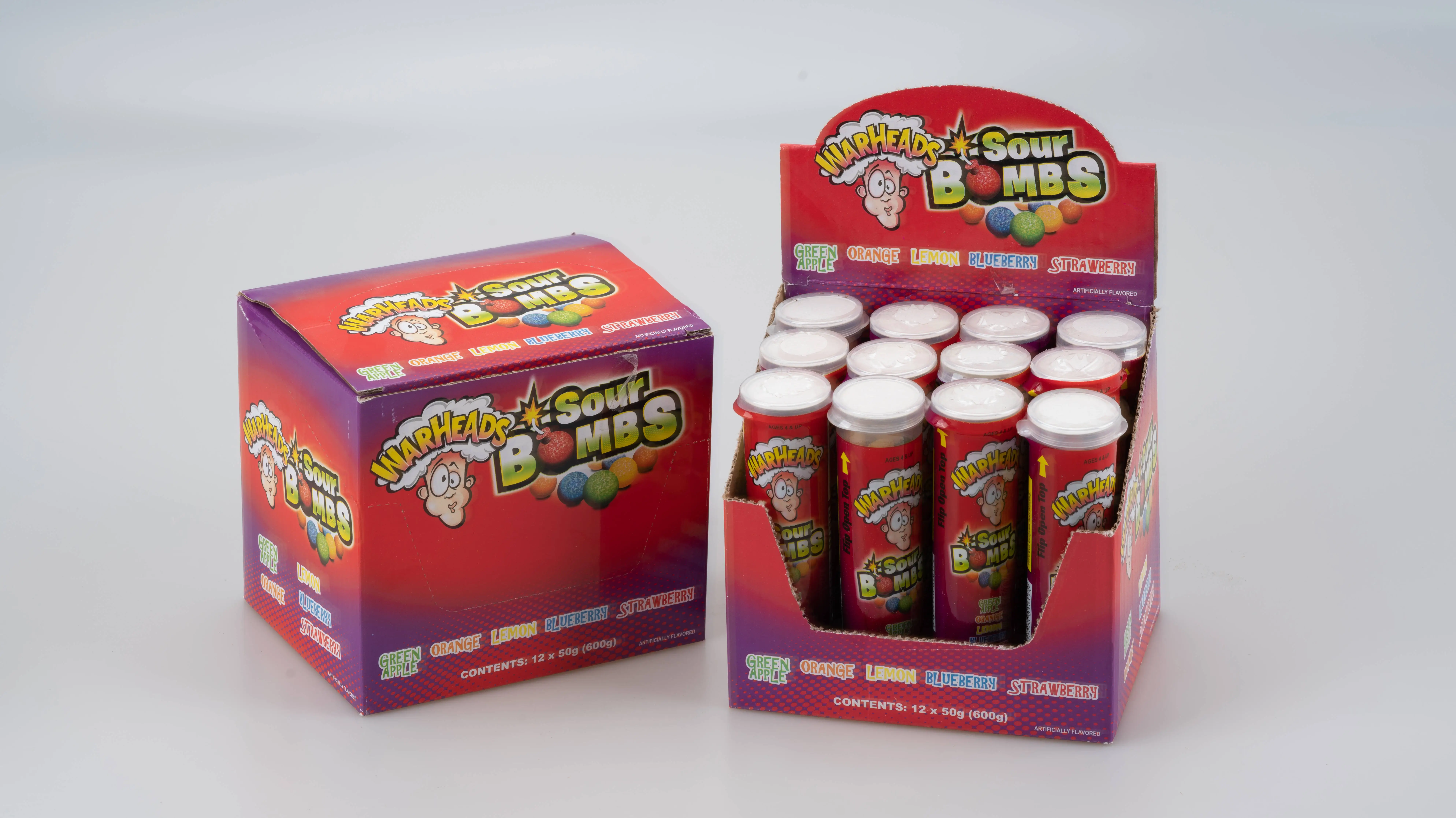 Wholesale candy factory sour candy super sour sweets Lemon Flavor Top OEM package surprise bonbon for challenge candy