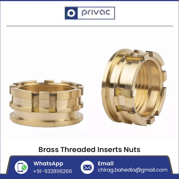 Customized Knurled Metal Brass Threaded Inserts Nut