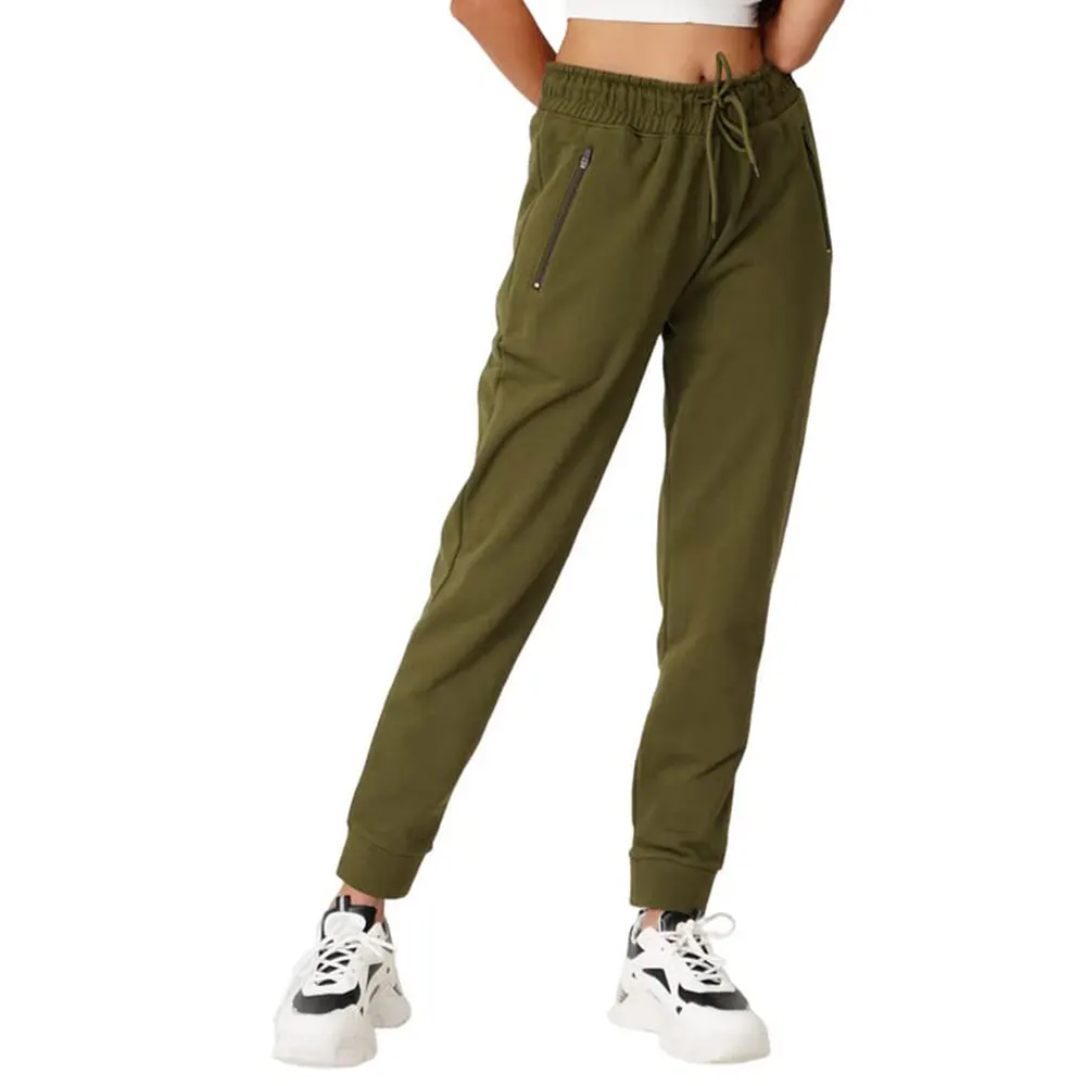 High Waist Cargo Pants Women Trousers Buckle Pockets Joggers Baggy Pants with Belt Bottom 2023