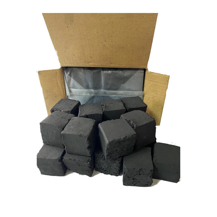 High in Heat 100 % Coconut Shell Hookah / Shisha Charcoal at Best Best Market Price | OEM Supply Available
