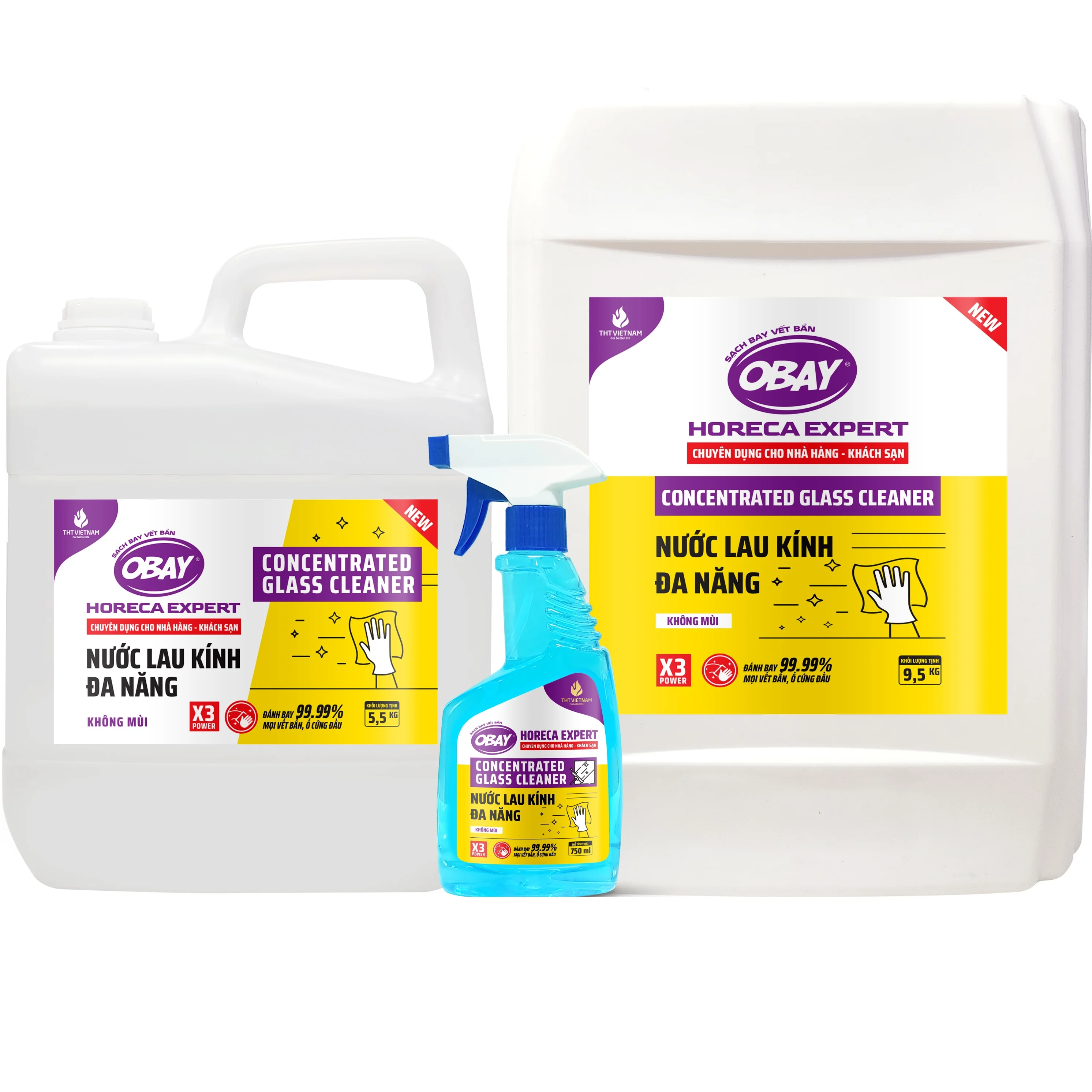 Obay Multi Purpose Glass Cleaner 750ml Detergent Liquid Kitchen Household Cleaning Glass Surface Cleaners